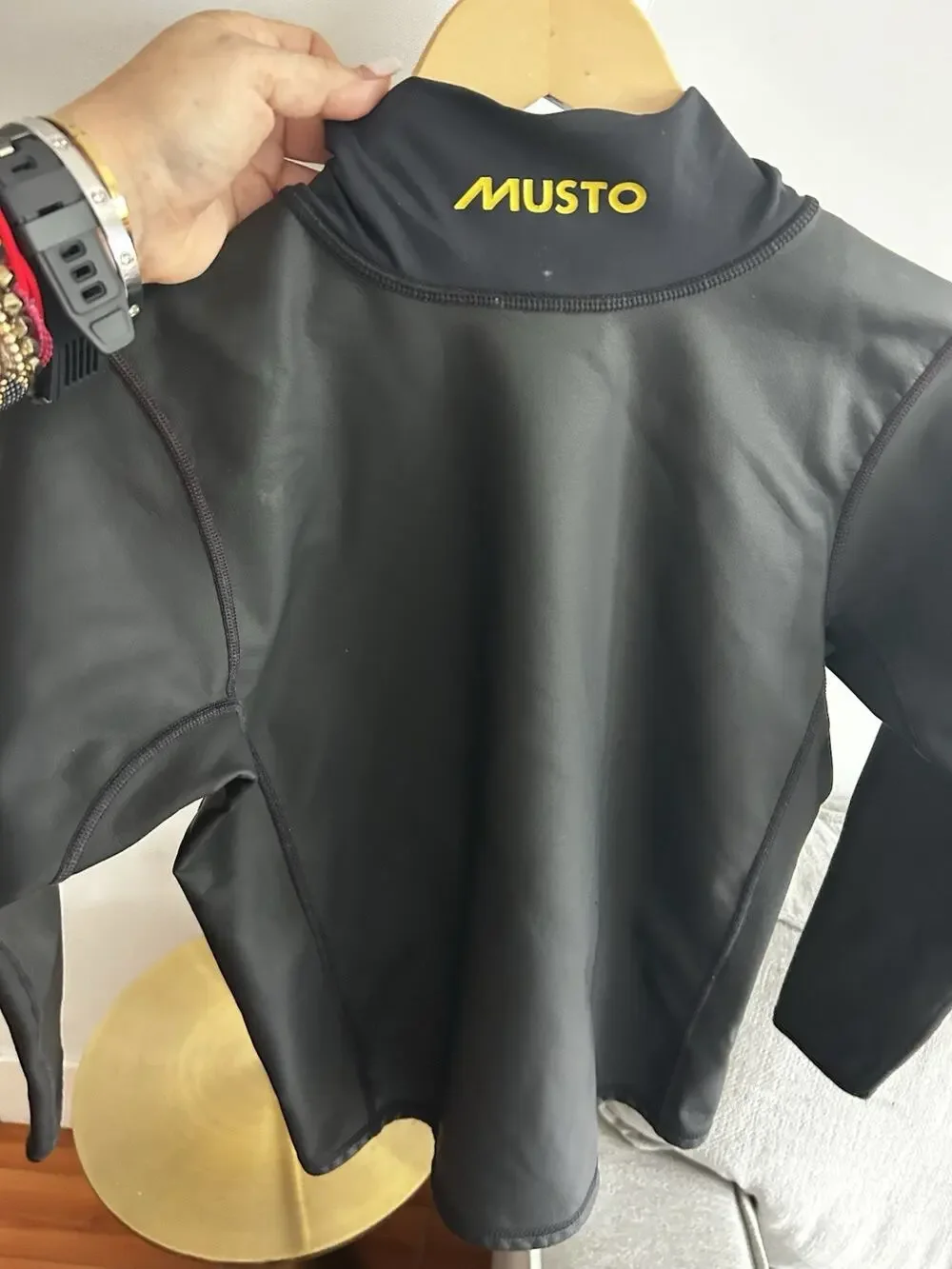 MUSTO Neoprene Top Boys Black Sailing Compress 9/11 Years